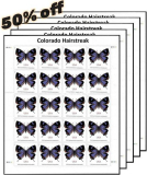 100pcs US 2021 Colorado’s Hairstreak Butterfly Stamps Forever