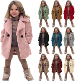 Winter Child Fuzzy Fleece Coats 