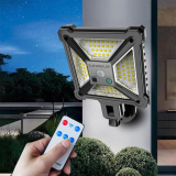 Solar Outdoor Lights, Motion Sensor Solar Powered Lights IP65 Waterproof