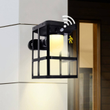 HEDAQI Outdoor Solar Wall Light with Motion Senor