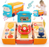 HOLYFUN Bus Car Toy for Toddler