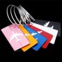 2 pcs Aluminum Alloy Luggage Waterproof Tag Travel