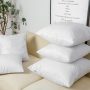ORANIFUL Pillow Inserts 16×16 Set of 4 Square