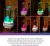 Leadmall Everlasting Rose Flower Aromatherapy Colorful Light LED Night Light
