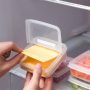 2PCS Butter Cheese Storage Box Portable Refrigerator Fruit Vegetable 