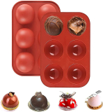 6 Holes Silicone Mold for Chocolate Bomb