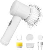 Electric Cleaning Spin Scrubber with 3 Brush Heads