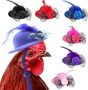6 Pieces Chicken Hats for Hens Tiny Pets Funny Chicken