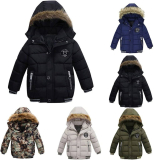 Kids Winter Hooded Coat