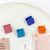  4pcsMagnetic Metal Clip Candy Color Memo Clip