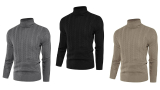 Neufigr Men’s Casual Turtleneck Sweaters