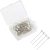 100Pcs Plastic Round Faux Pearl Head Pins