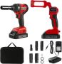 MANUSAGE Cordless Impact Wrench& Work light Kit