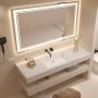Jackforce Large LED Bathroom Mirror with Lights 24×36 inch