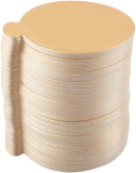 50pcs Round Mousse Cake Boards Gold Paper 