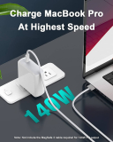 140W MacBook Pro, iPhone, iPad Charger