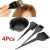 4 PCS Hair Color Bowl and Brush Set