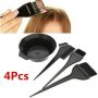 4 PCS Hair Color Bowl and Brush Set