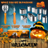11PCS Carving Tools for Halloween Pumpkins