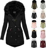 Coats for Women Plus Size Thick Warm Cashmere Parka 