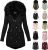 Coats for Women Plus Size Thick Warm Cashmere Parka 