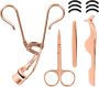 KENASTA Rose Gold Eyelash Curlers Kit