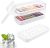 LUATSDAR Ice Cube Trays with Lid and Ice Storage Bin