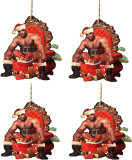 OLOPE Barry Santa Wood Meme 4PC