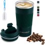 Coffee Travel Tumbler with Lid and Straw