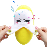 Fruit Induction Beat Piano Plush Toy MIAODAM Banana