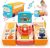 HOLYFUN Bus Car Toy for Toddler