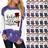 Womens Ugly Christmas T Shirt Crew Neck
