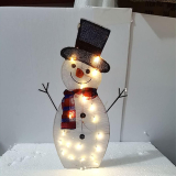 Lighted Snowman Outdoor Christmas Decorations