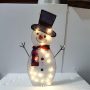 Lighted Snowman Outdoor Christmas Decorations