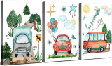 Car Wall Art Toddler Bedroom