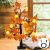 24”/2FT Artificial Fall Tree Lighted Maple Tree Battery USB Operated