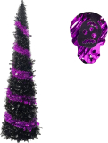 FUNPENY 5FT Tinsel Christmas Tree