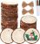 NATURAL WOOD SLICES 30PCS 2-2.8” CRAFT WOOD KIT