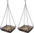 Hanging Bird Feeder Tray 2 pack