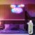 OLOPE 3D Big Cloud Lightning Light Kit Music Sync RGB Rainbow LED 