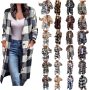 Womens Casual Plaid Shacket Wool Blend Flannel Shirt