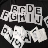  36Pcs/Set Alphabet Letter Stencils + Number Stencils