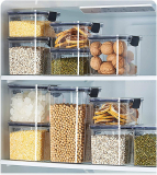 ZZKHGo Airtight Food Storage Containers with Easy Lock Lids