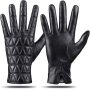Womens Genuine Leather Gloves Winter