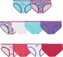 Hanes Girls’ Hipster Underwear Pack, Cotton Hipster Panties