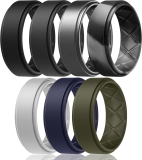 Egnaro Silicone Wedding Rings Mens