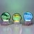 Moving Sand Art Picture Round Glass 3D Deep Sea Sandscape in Motion Display