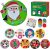 Christmas Toddlers Activities 10 Pieces Paper Plates Crafts Kids DIY Art&Craft Set