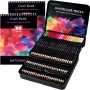 72 Professional Watercolor Pencils with 2 x 50 Page Drawing Pad