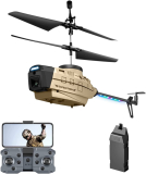 MIANHT RC Helicopter with 4K Dual Camera